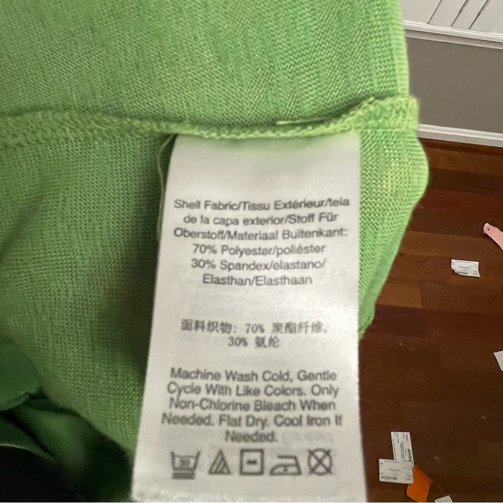 DKNY Green Ruffle Sleeve Blouse - Picture 5 of 7